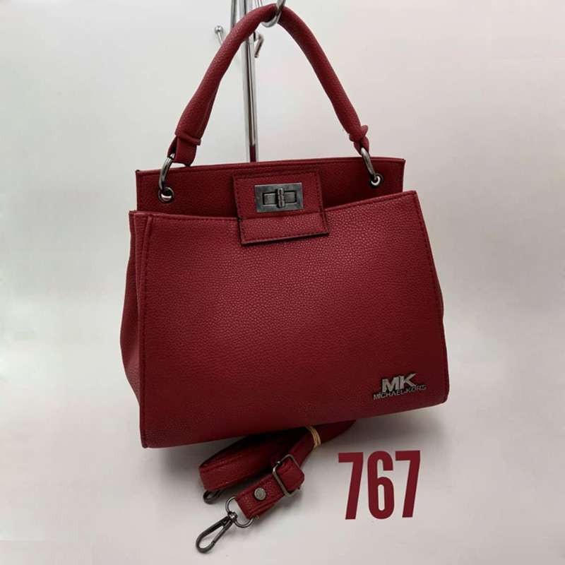 Michael Kors Bag Leather ( Dark Red ) – Luggage, Backpacks, Bags & More